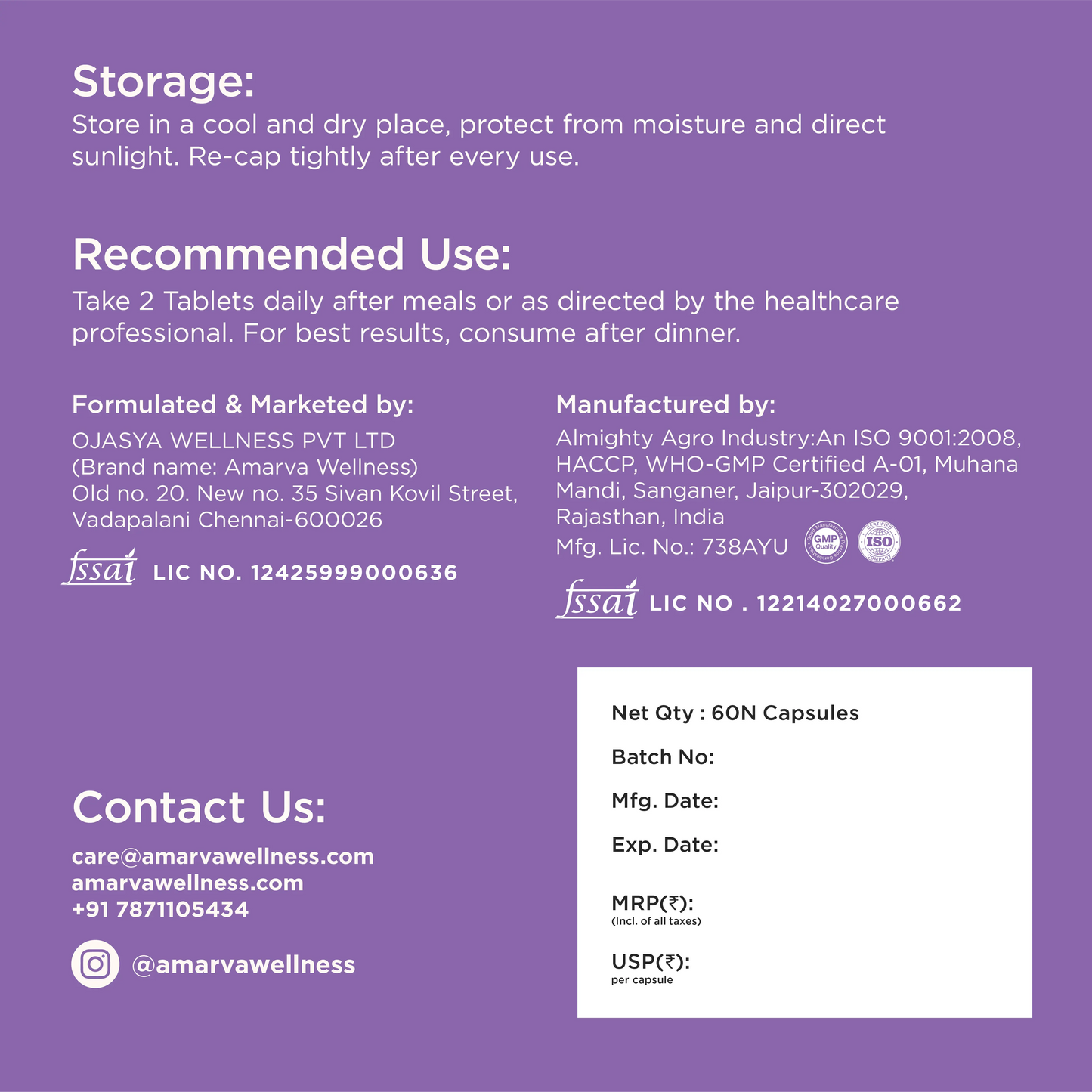 Mg Glycinate CoreCaps™