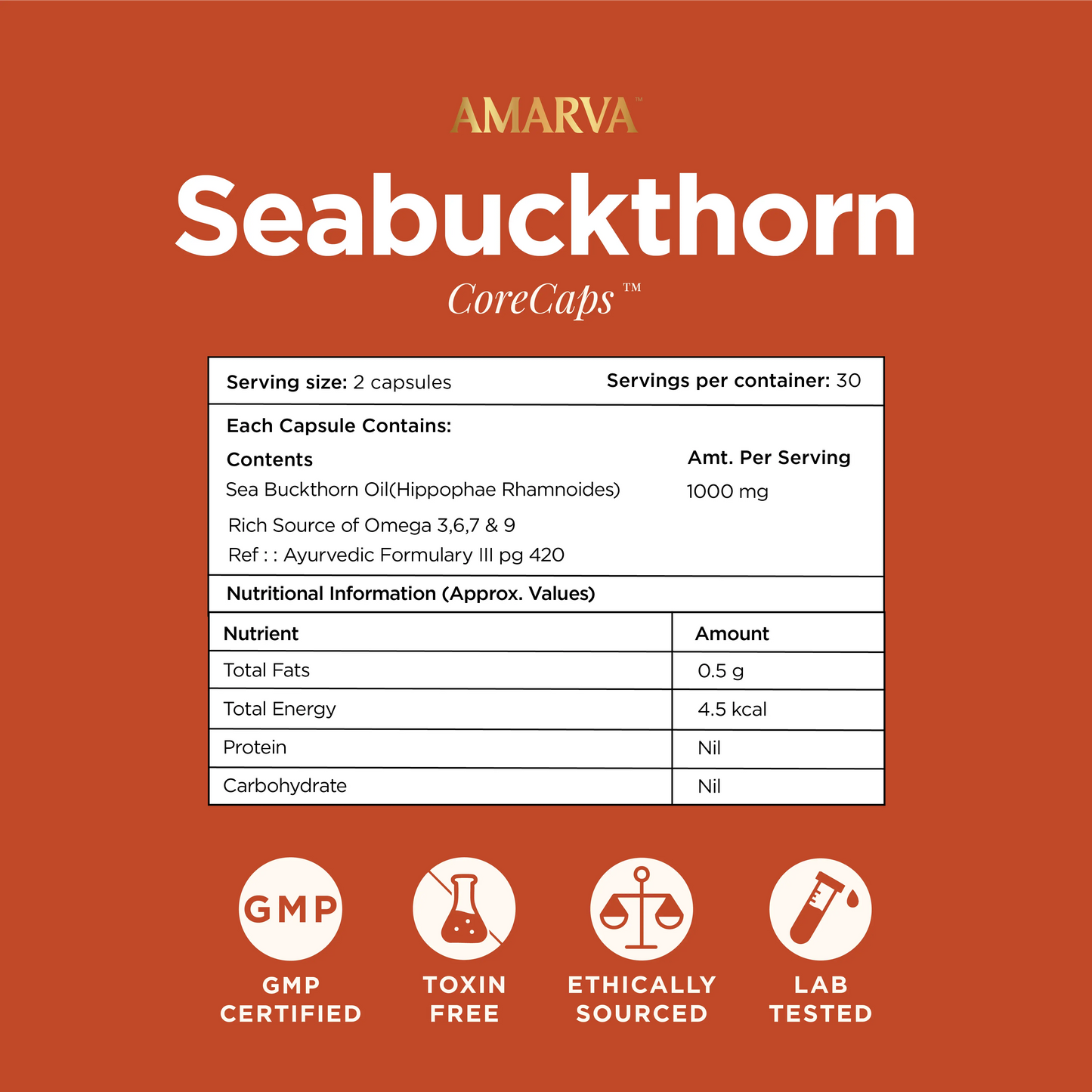 Seabuckthorn CoreCaps™